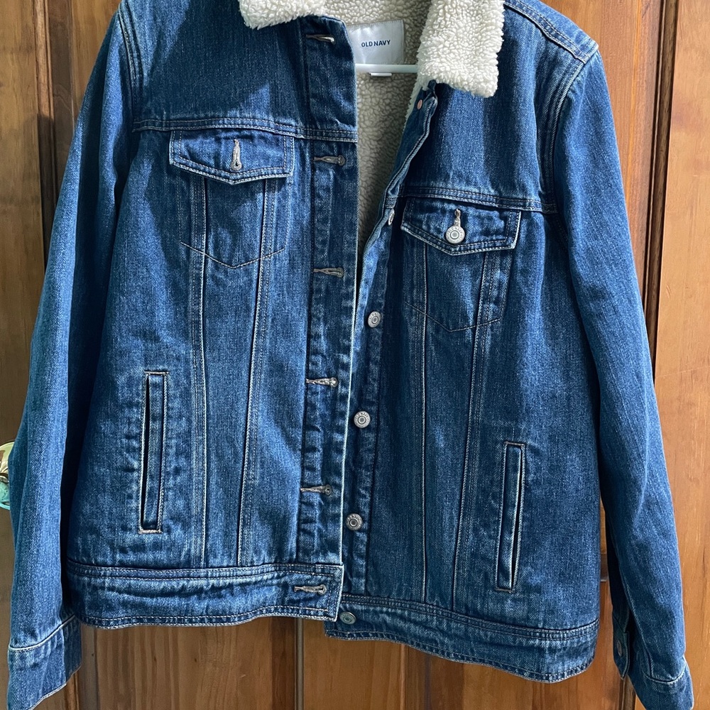 Women’s Old Navy Sherpa Lined Jean Jacket